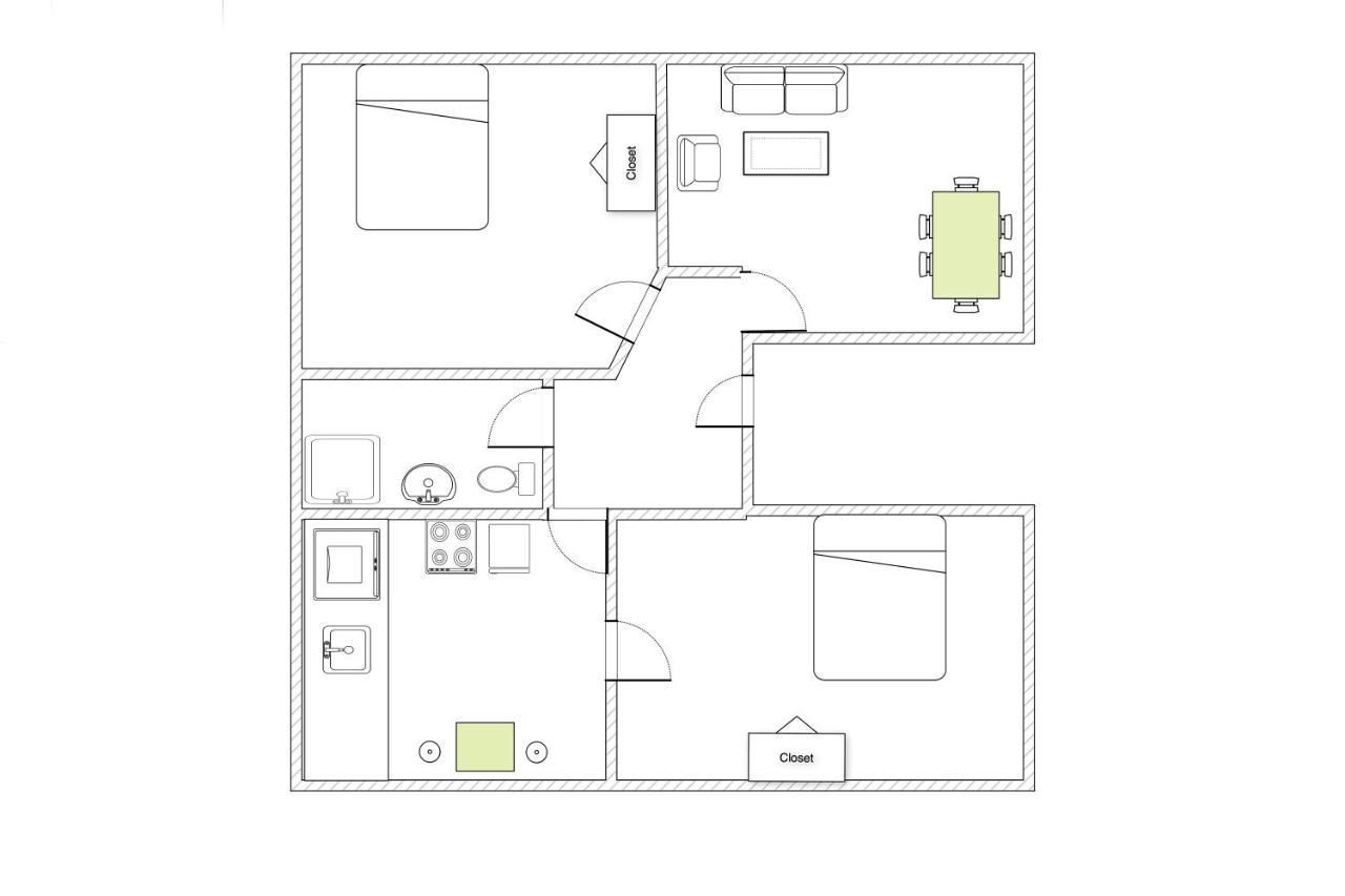 Sanders Lake - Pleasant Two-Bedroom Apartment In Downtown Koppenhága Kültér fotó